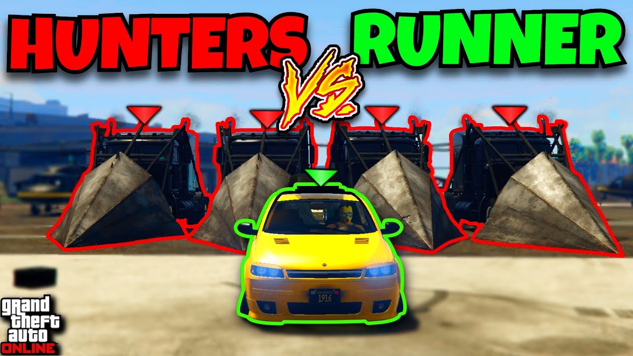 4 PHANTOM WEDGES vs ASBO! GTA 5 Manhunt!