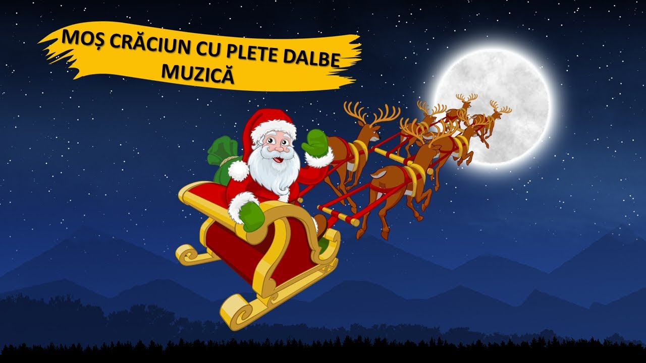 MOȘ CRĂCIUN CU PLETE DALBE (Negativ cântec)
