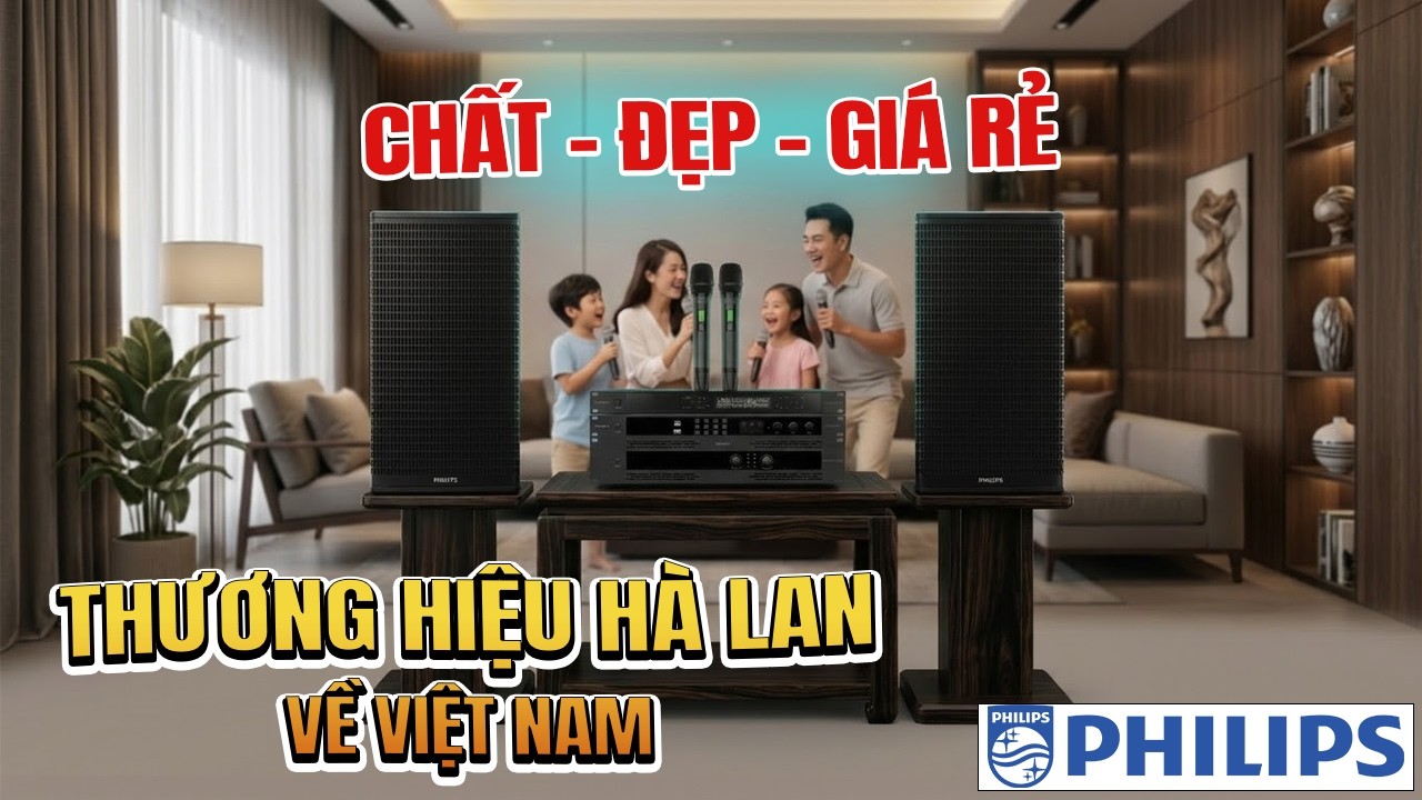 Loa Philips thương hiệu Hà Lan về Việt Nam, món hời cho khách hàng mua sắm.