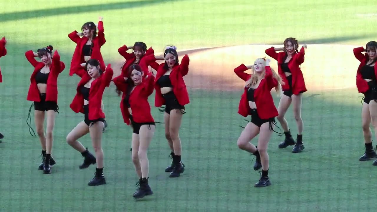 20250816臺北天母棒球場 味全龍主場啦啦隊 小龍女Dragon Beauties 開場表演