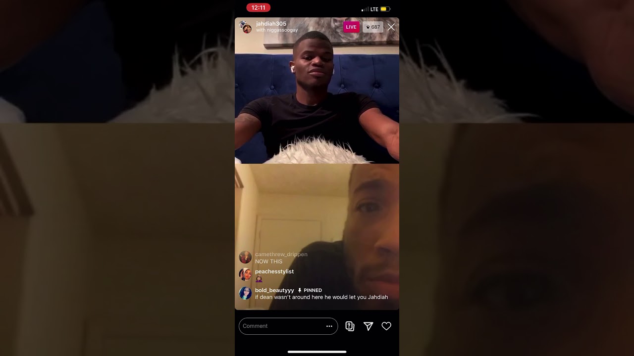 Shamar Threatens To Shoot Everyone On IG LIVE