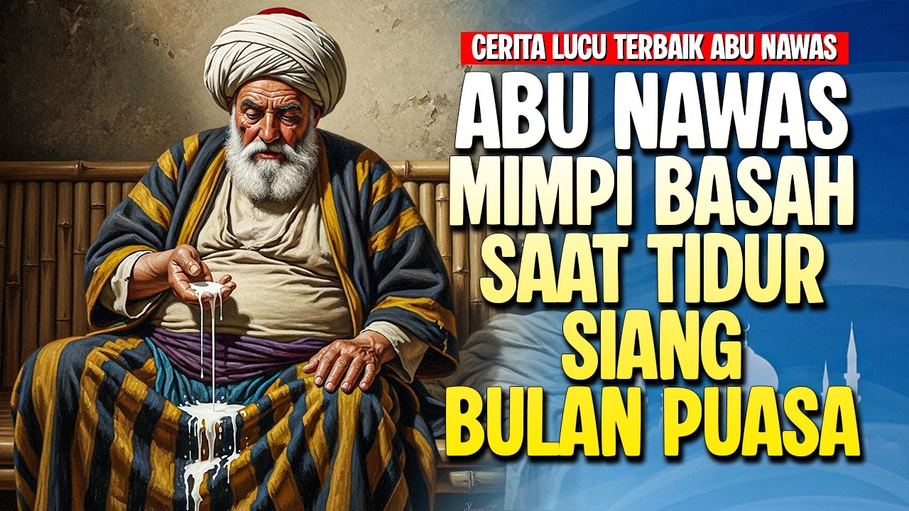 ABU NAWAS MIMPI BASAH SAAT BULAN RAMADHAN - CERITA LUCU PENGANTAR TIDUR