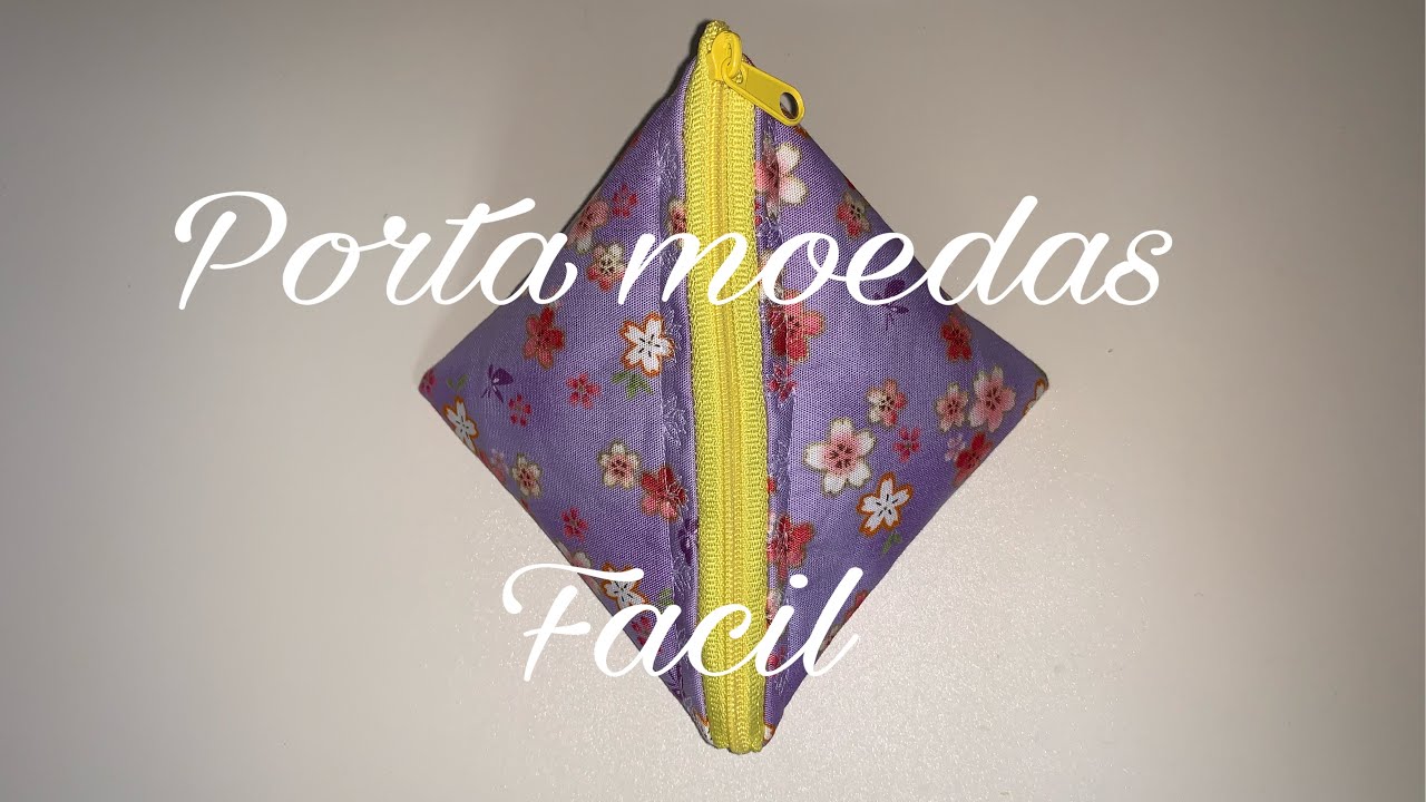 PORTA MOEDAS FÁCIL COM RETALHOS