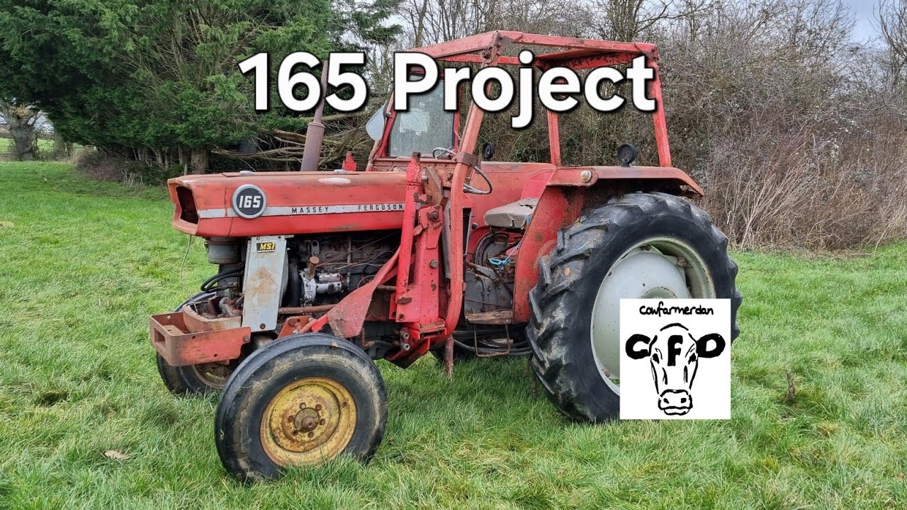 Vintage Thursday. Massey Ferguson 165 refurbishment project.