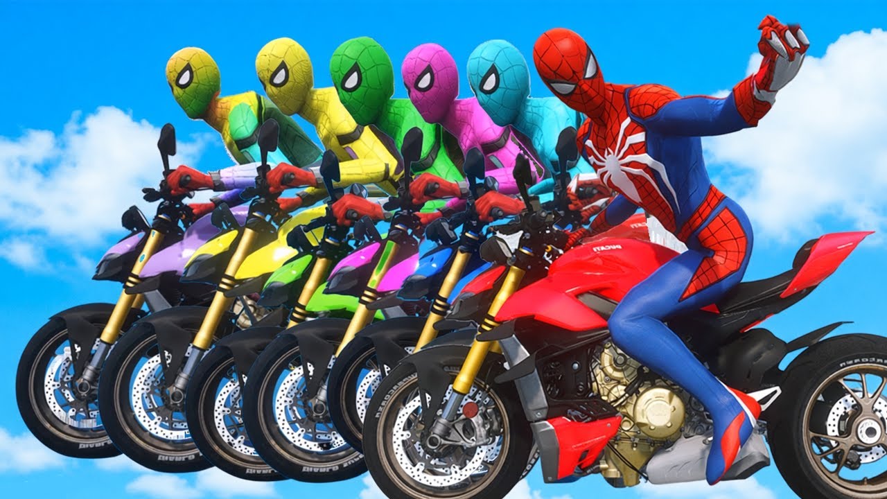 Spider-Man Rescue batman vs iron man vs venom funny Game GTA 5 superheros - Spider cool #52