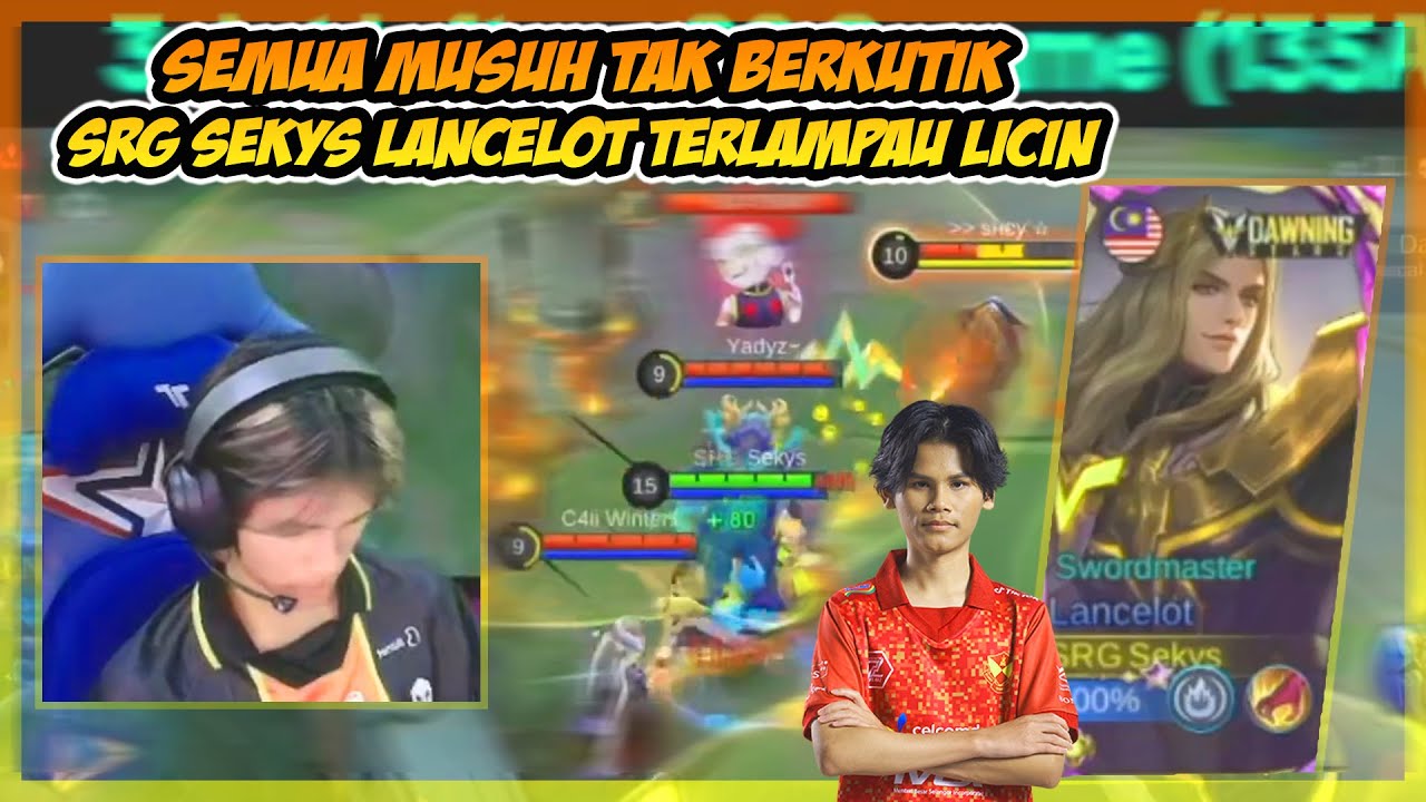 SRG SEKYS LANCELOT TERLAMPAU LICIN  !! SRG SEKYS LANCELOT GAMEPLAY | MLBB