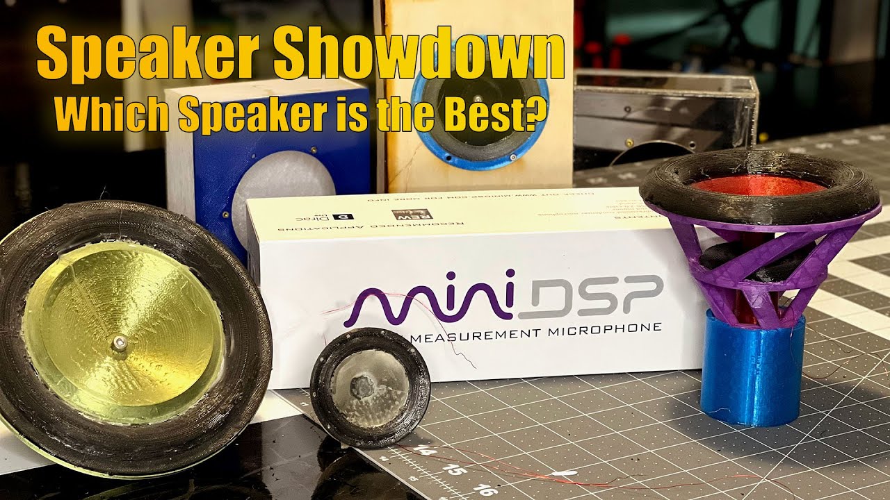 3D Printed Speaker Showdown using a UMIK-1 Microphone