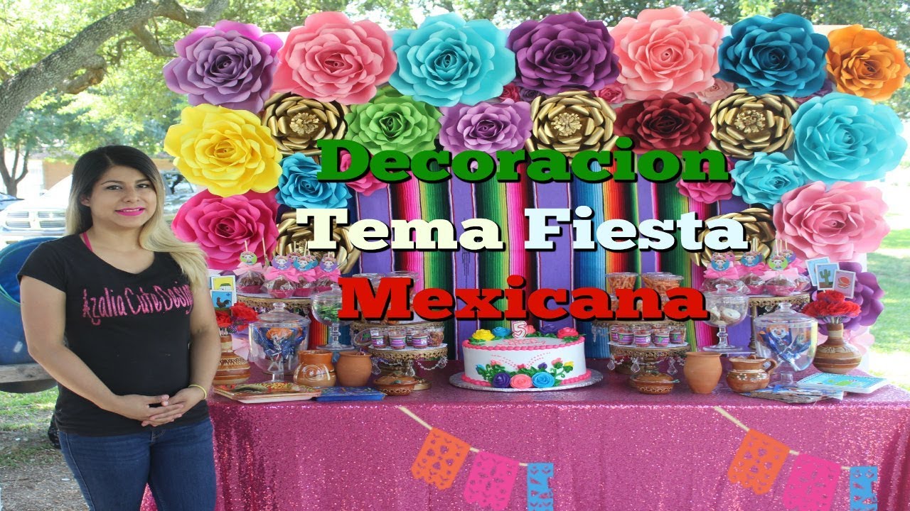 Mesa De Postres Fiesta Mexicana