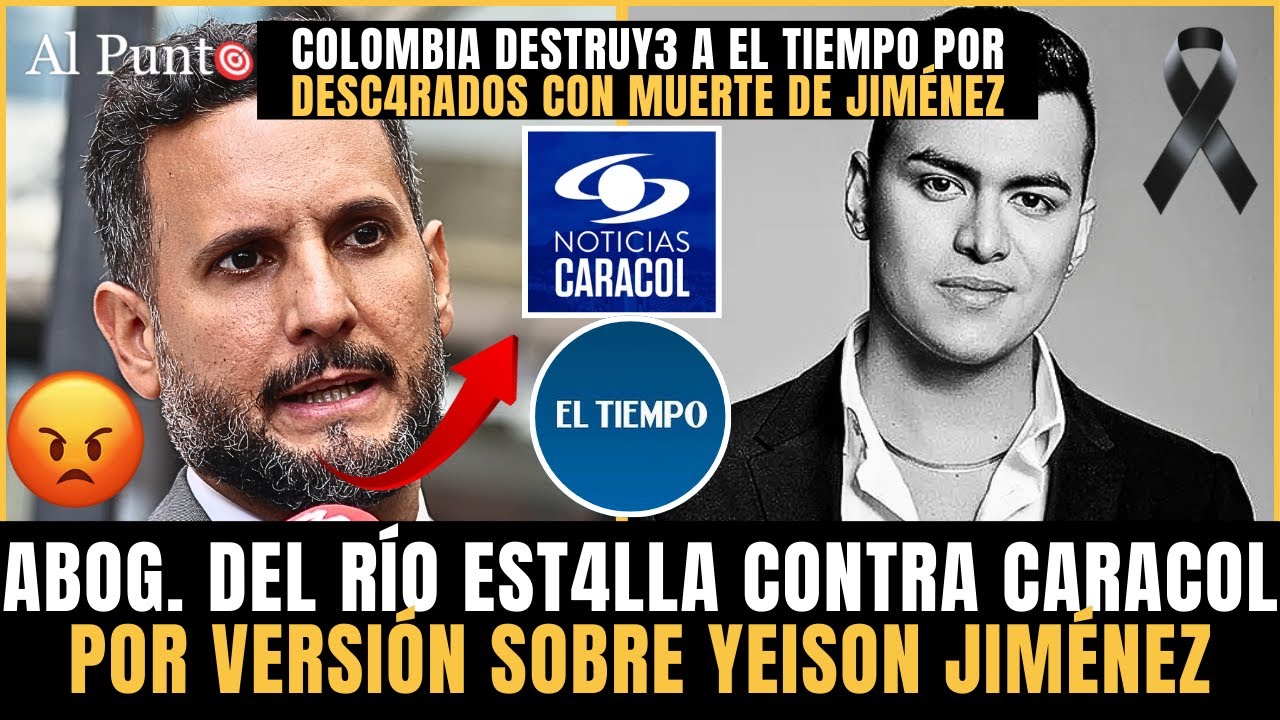Abog. Del Río NO AGUANTÓ INF4MIA de Caracol: 