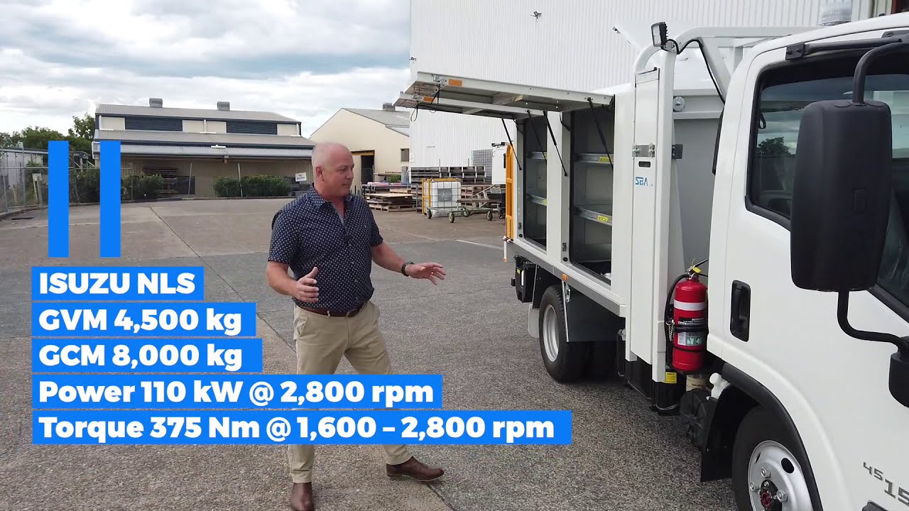 Isuzu NLS 45 AWD ServiceTruck by Service Bodies Australia
