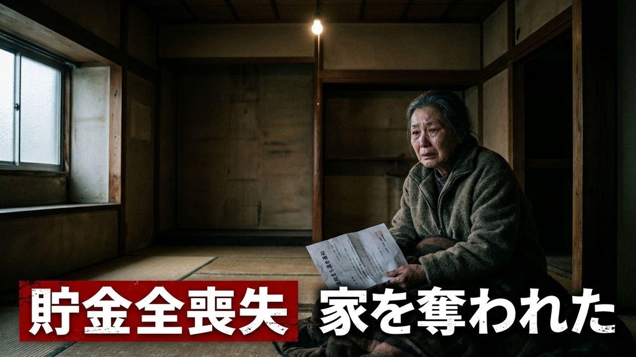 「貯金、持ち家あり」の75歳女性がホームレス寸前？夫の家を奪った魔の1枚