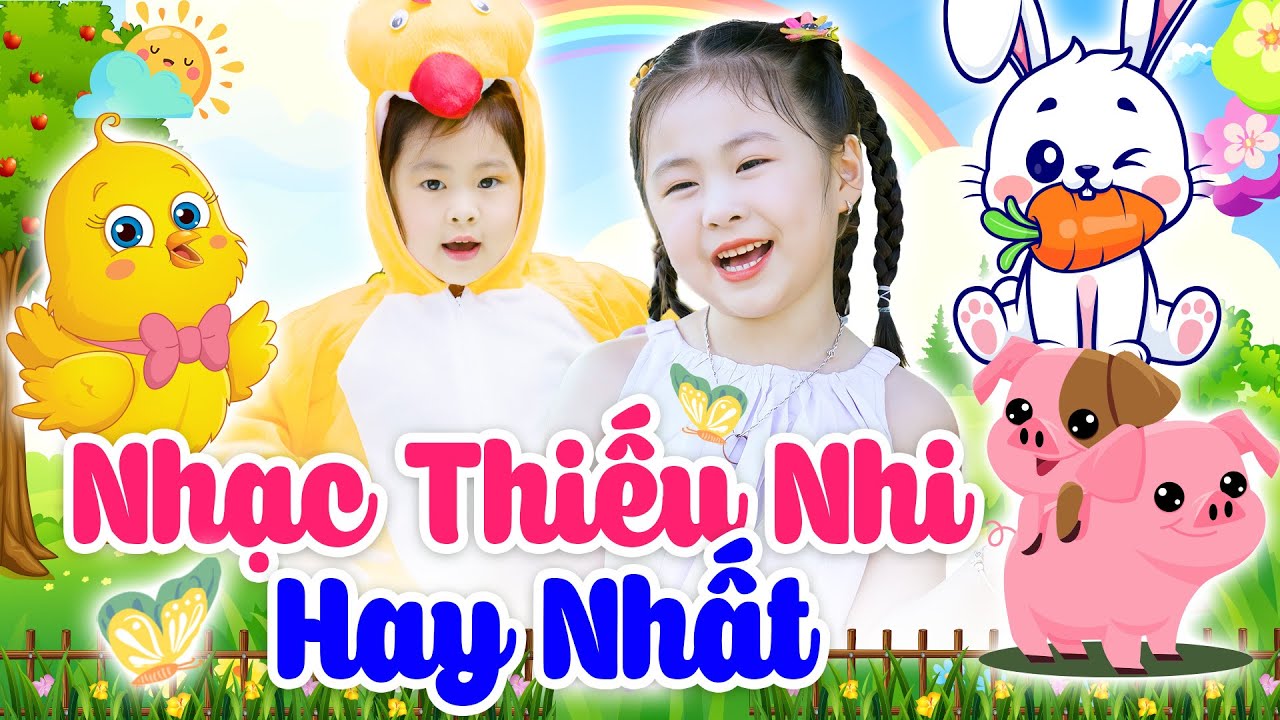 Nhạc Thiếu Nhi Vui Nhộn HAY NHẤT - Bé Khánh Vy | Con Heo Đất í ò í o, Một Con Vịt,.. 4K