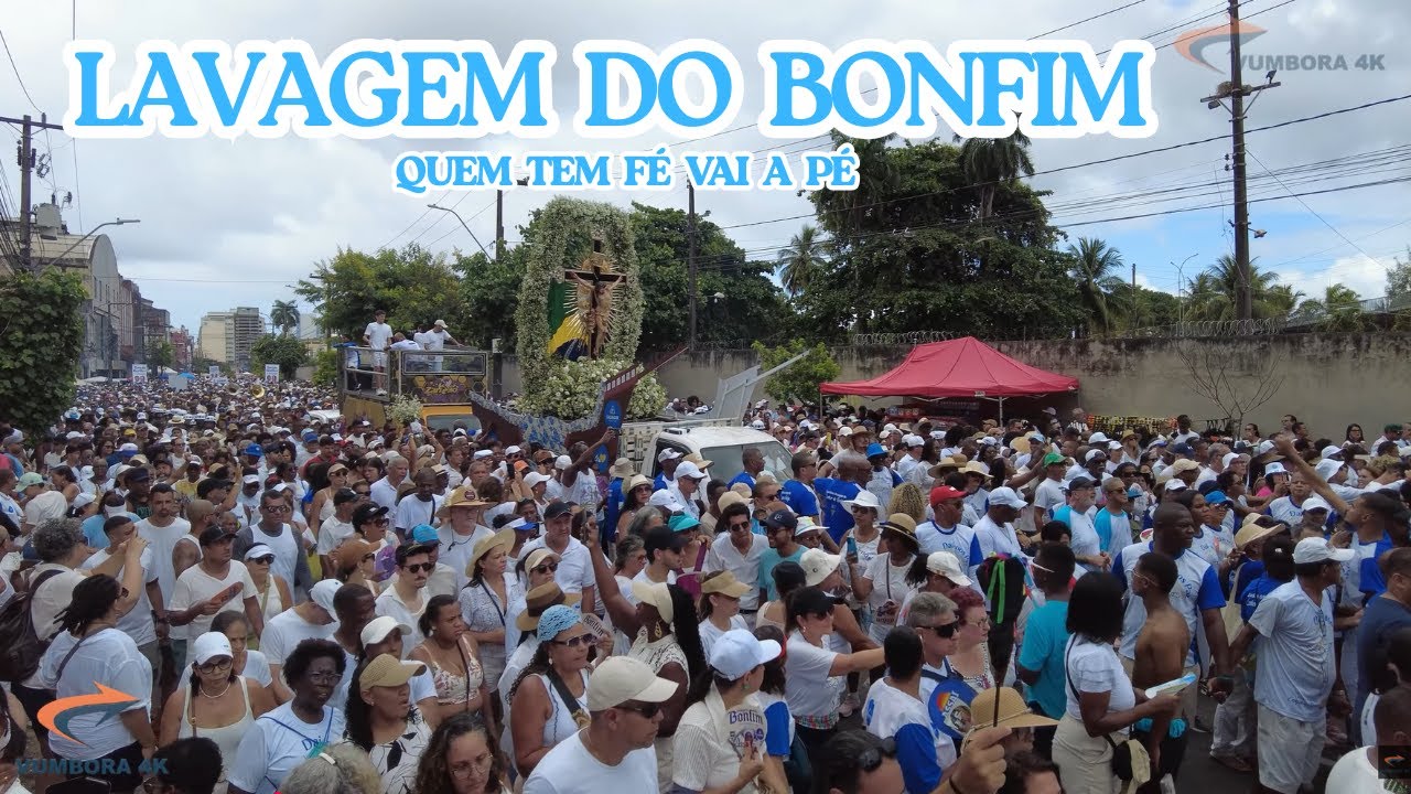 SALVADOR BAHIA - MILHARES DE FIÉS ACOPANHAM A IMAGEM DO SENHOR DO BONFIM (15 Janeiro, 2026)