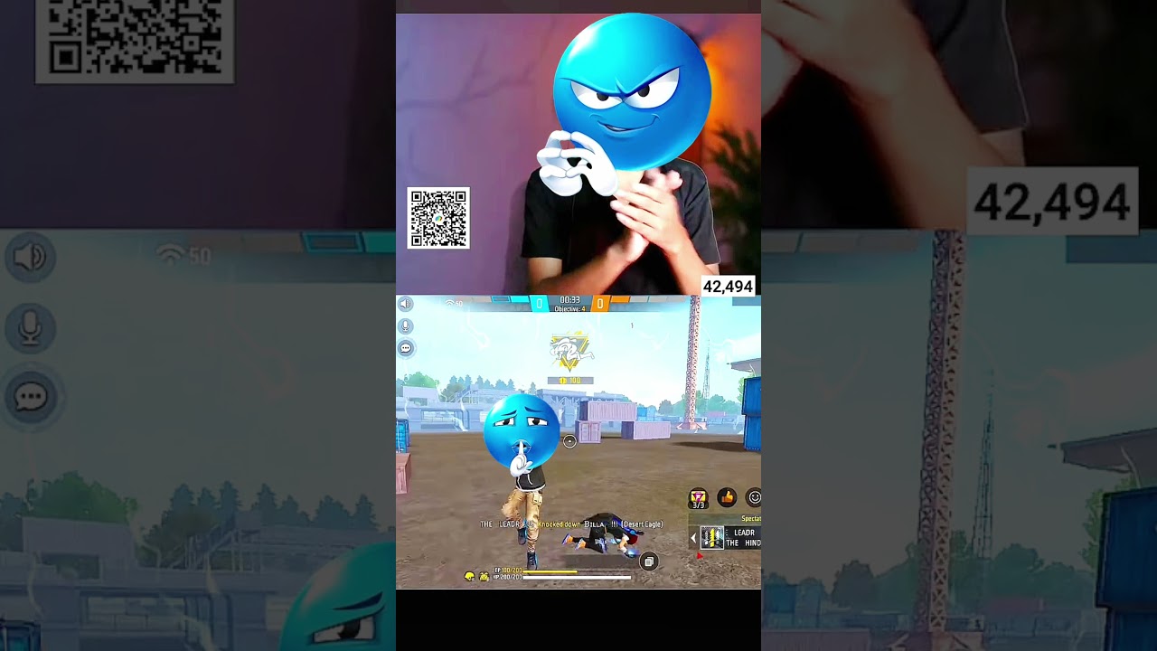 ON LIVE STREAM 1V2 EASY #xpwot444 #freefireclips #ffshorts #oldsong #oldff