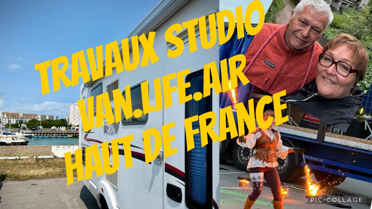 #142 Des nouvelles des travaux du studio puis direction Calais en camping car