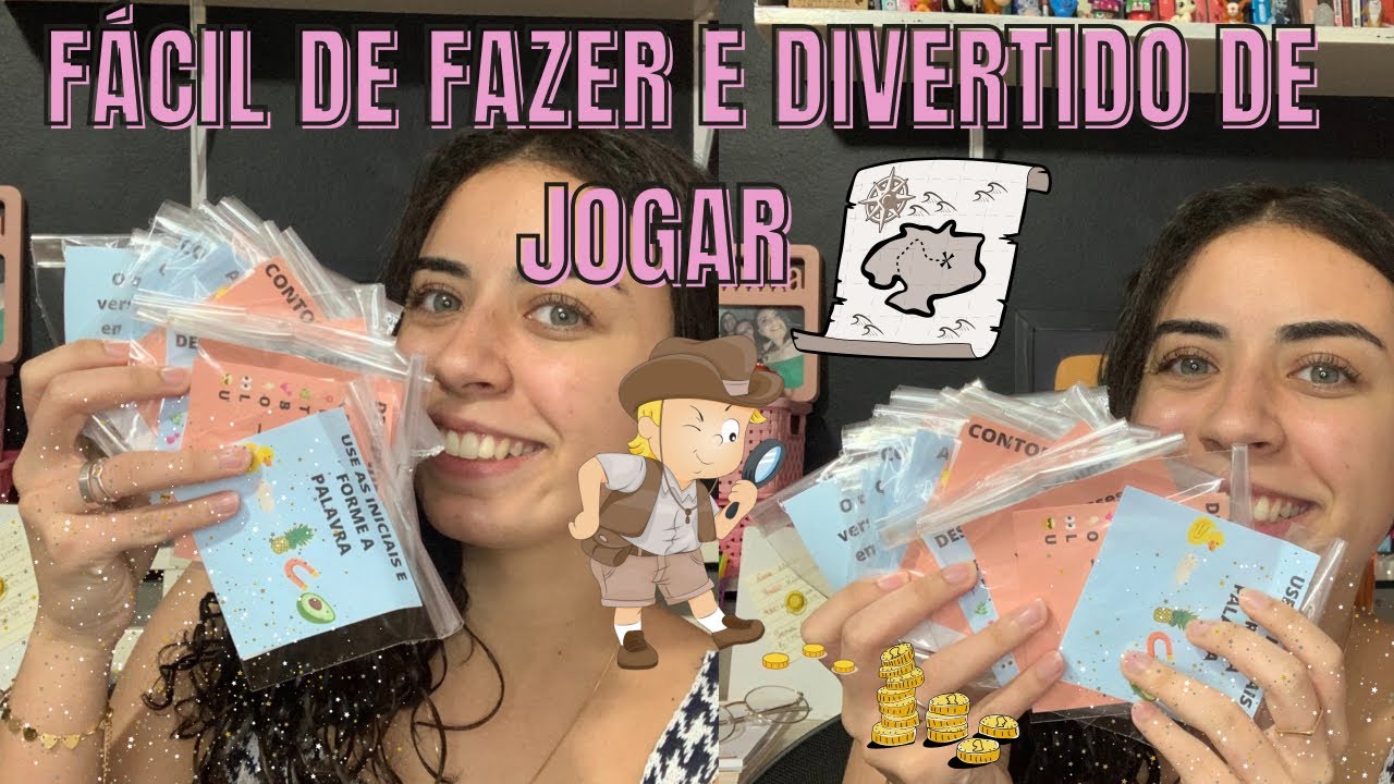 COMO FAZER UM CAÇA AO TESOURO/ IDEIA CRIATIVA