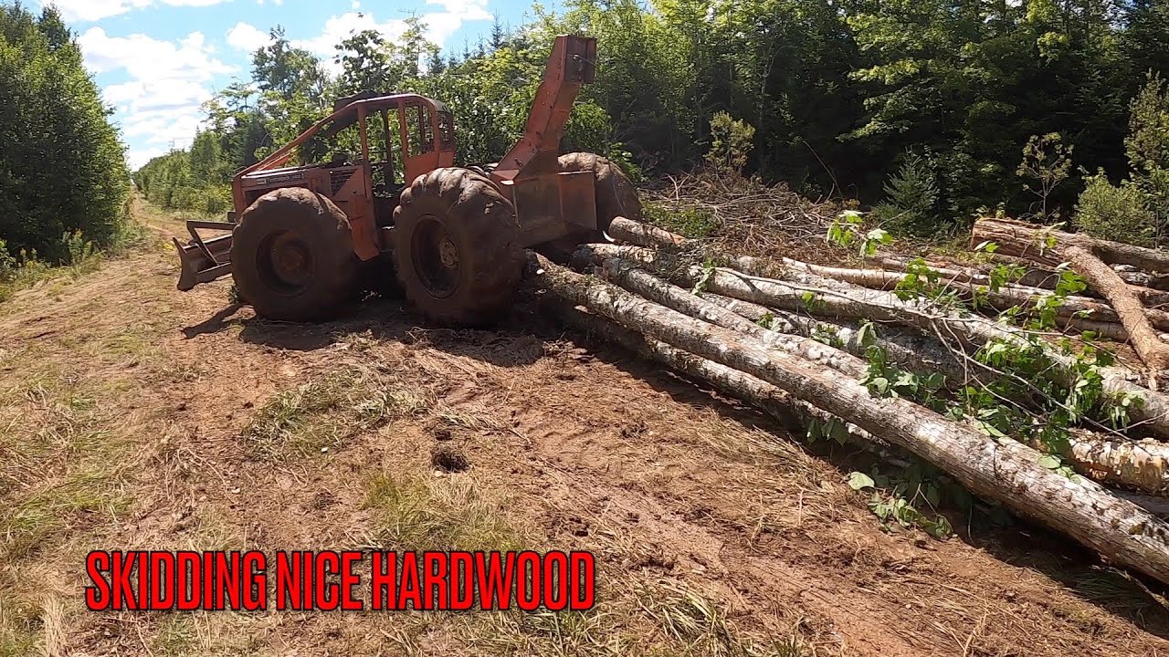 OLD LOGGING EQUIPMENT POV! 453 Detroit Diesel 240D Timberjack Day 5!! Getting Er Done!! Big Loads!!