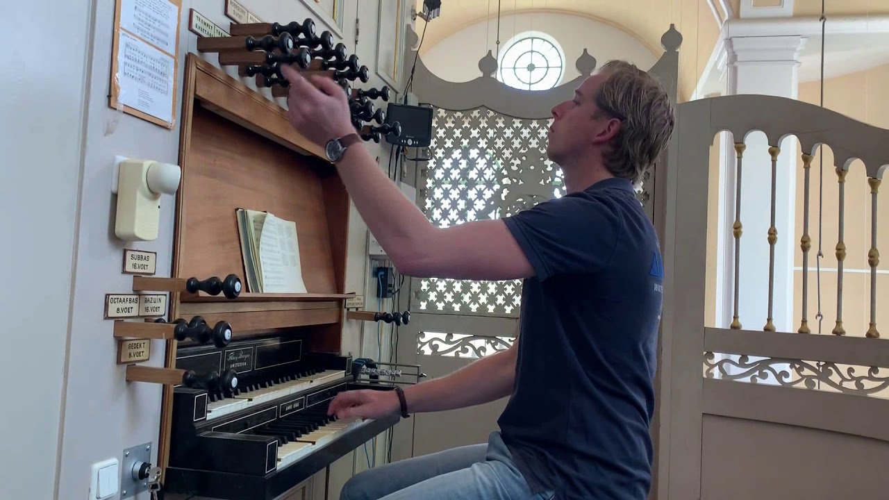 Improvisatie Psalm 97 | Hugo van der Meij | Fleas-orgel Grote Kerk te Westzaan