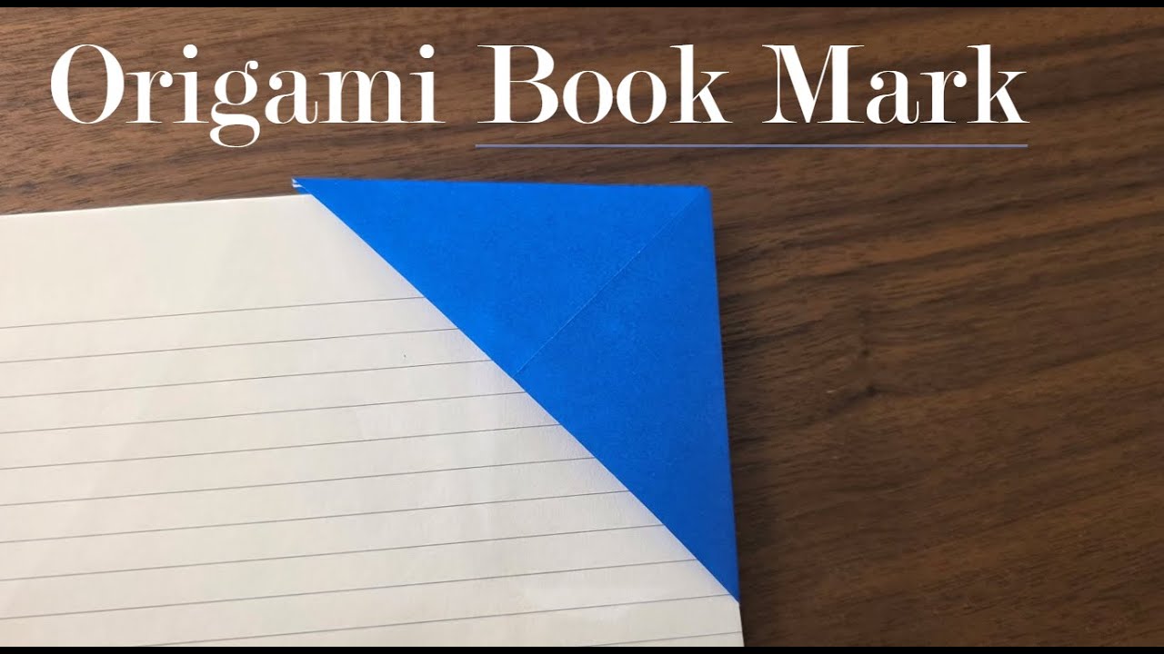 Easy Origami Bookmark in Less Than One Minute! 📚 | Super Easy Origami for Beginners