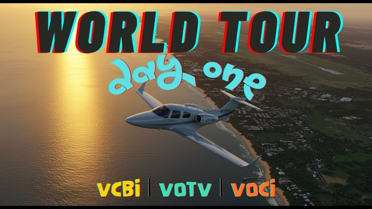 Flying Sri Lanka to India | MSFS World Tour Day 1 | Stunning Coastal Scenery & Epic History!