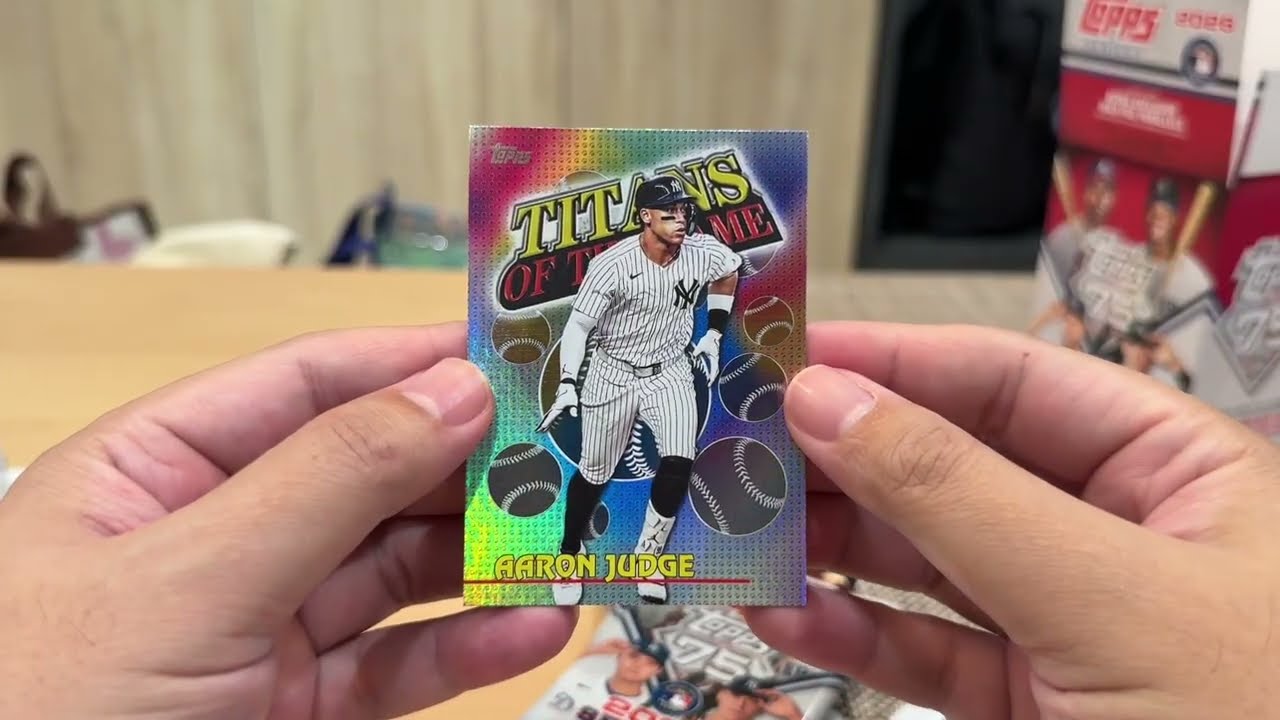開箱Topps Series 1 Baseball 手雷盒