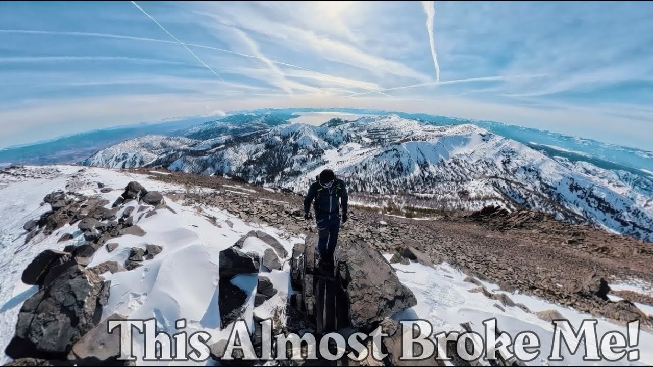 The Mountain That Scares Me!  Climbing Mount Rose NV.