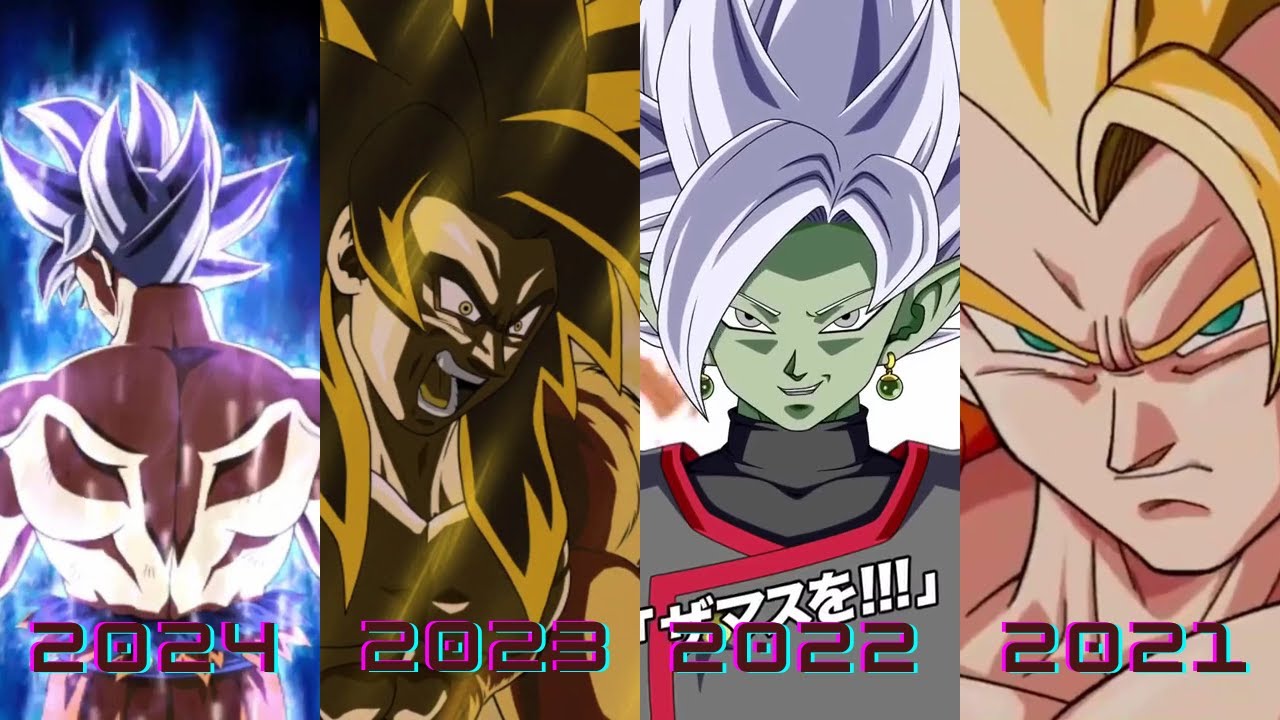 Evolution of Tanabata Units Animations 2018-2024 DBZ Dokkan Battle
