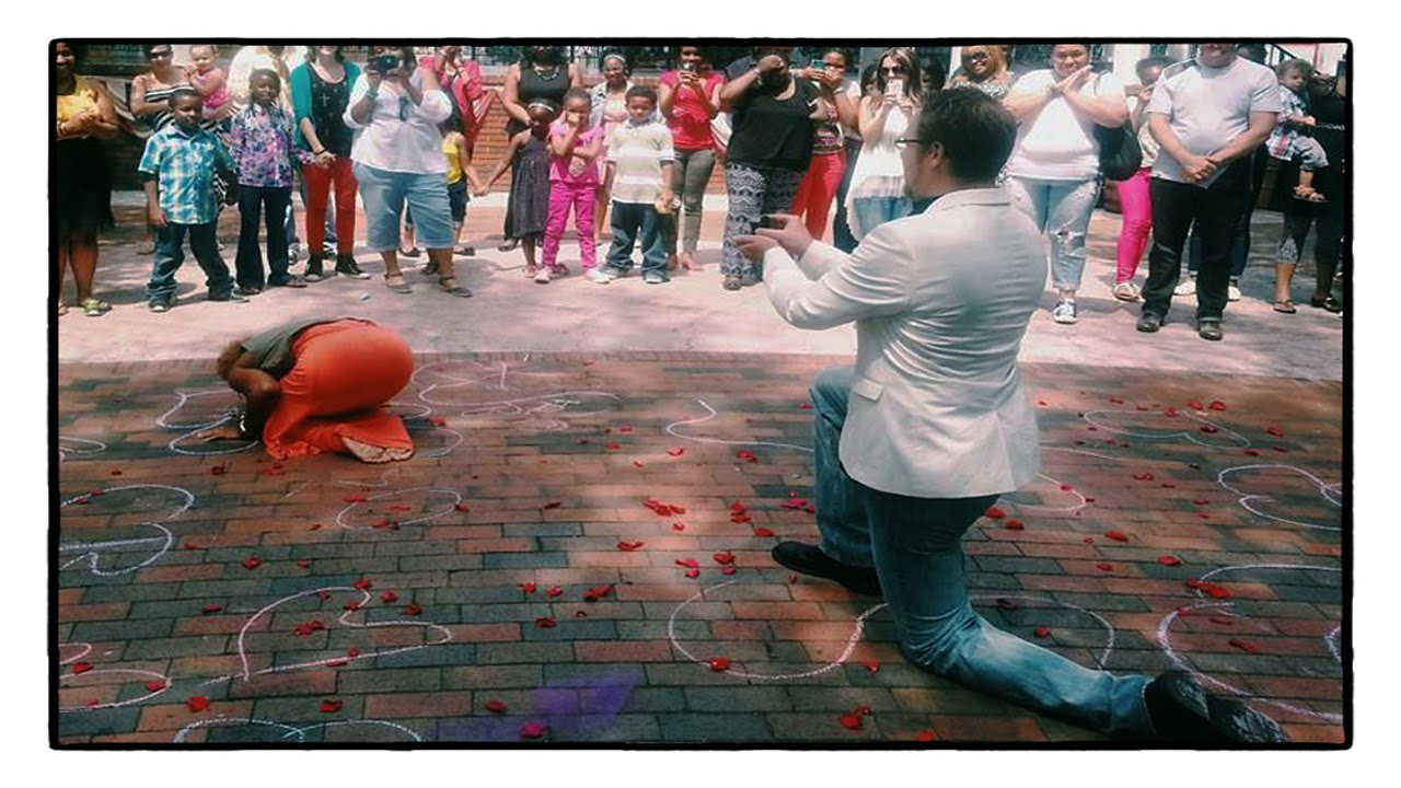 AWESOME Flashmob wedding Proposal