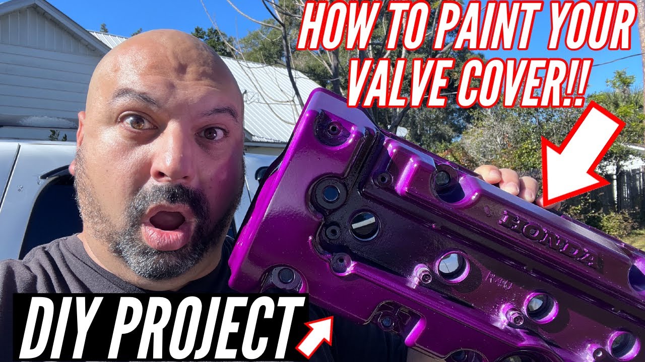 DIY: How to paint your Valve Cover! Honda K24 Swapped Camaro SS