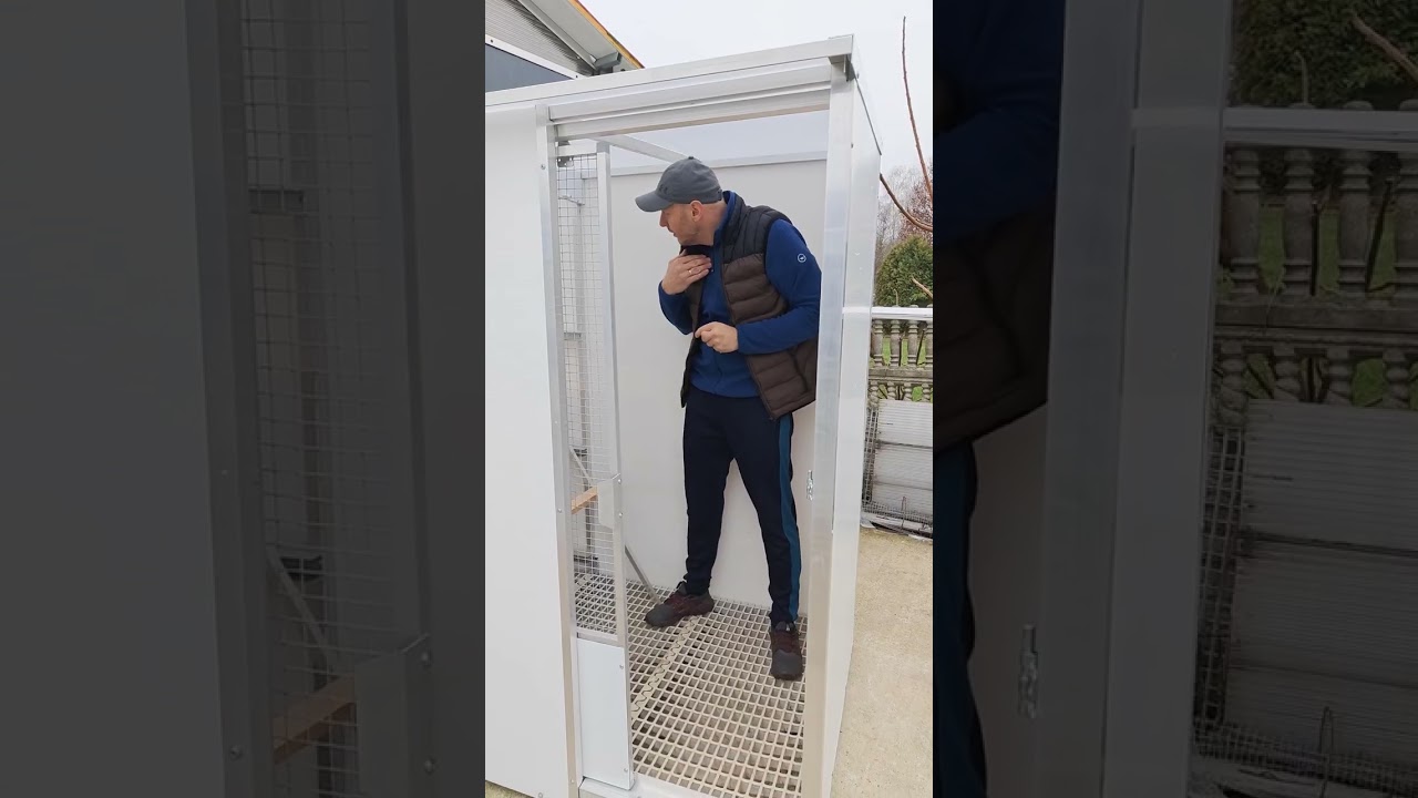 ALUWOLIERY.pl. Aluminiowa Woliera Rozpłodowa z boksami dla gołębi💪💥💯