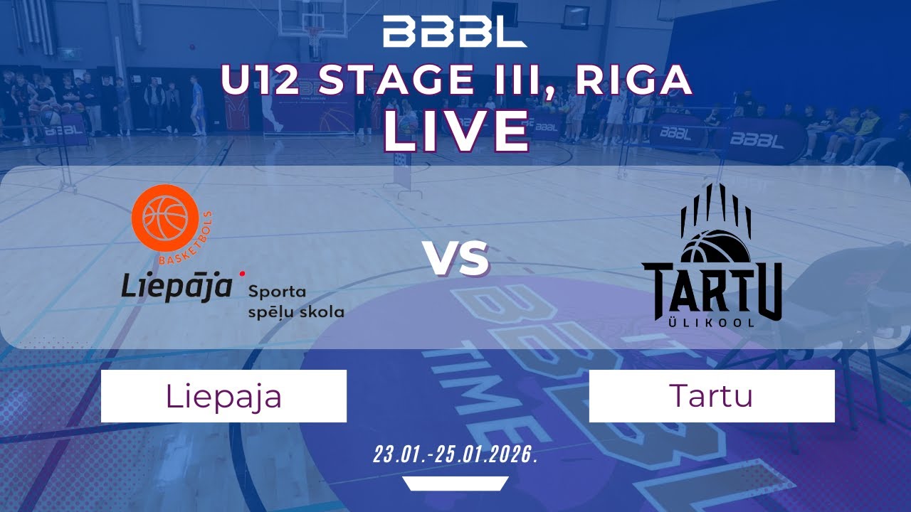 Liepāja 2014 vs Tartu Ulikool/Hotell Tartu 2014 | BBBL U12 | Stage III