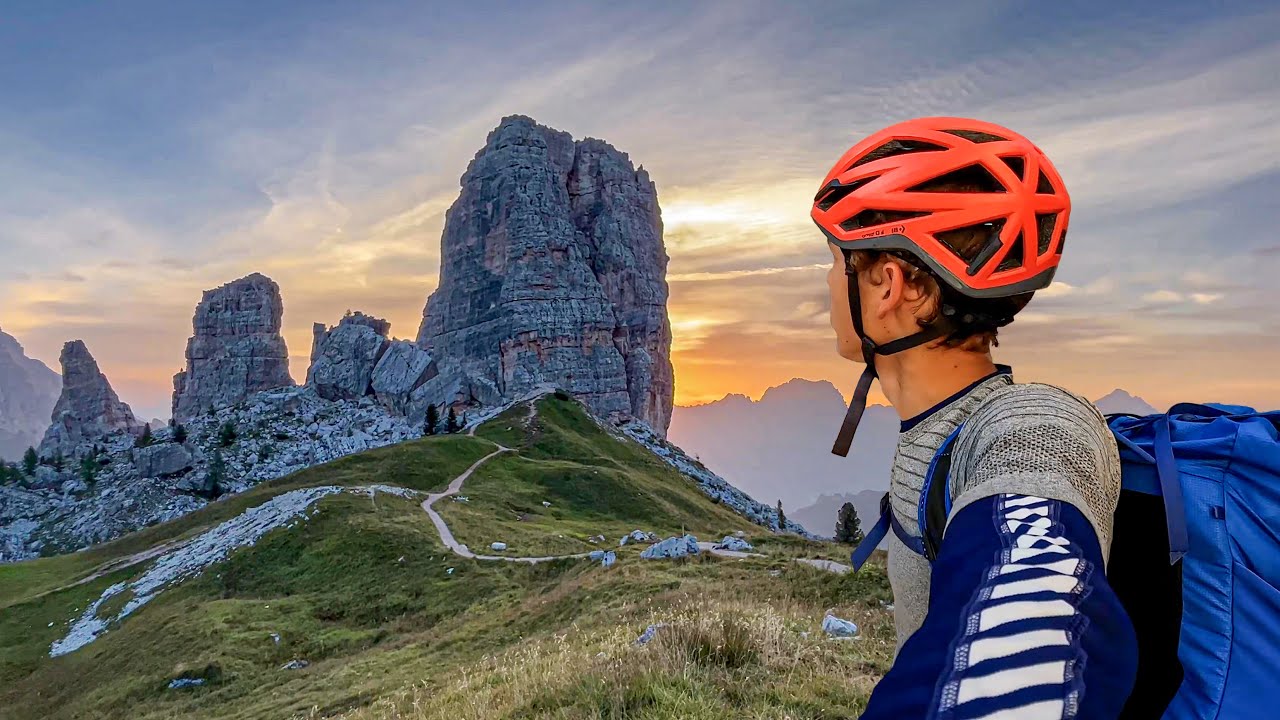 Solo Climbing the Cinque Torri