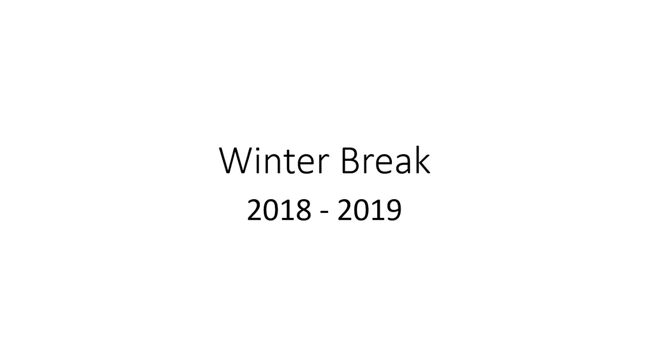 Michael Rants S7 #39: Winter Break 2018-2019