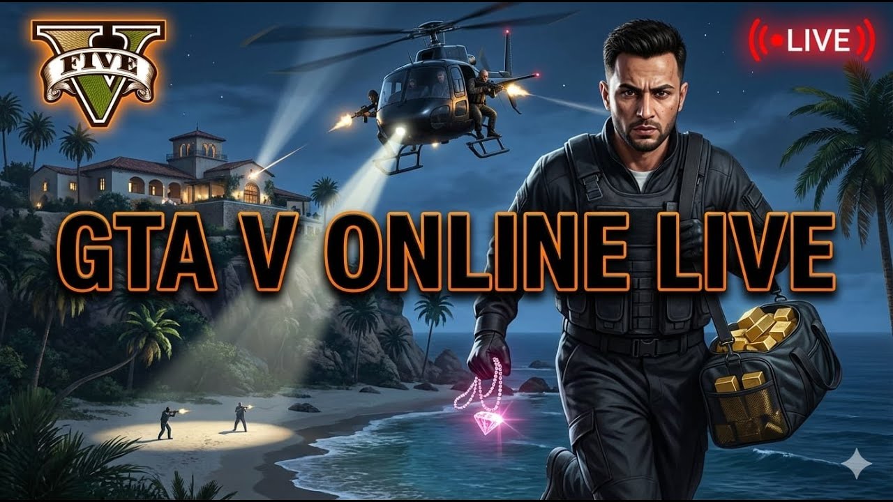 🔴GTA 5 ONLINE LIVE STREAM // VERTICAL AND HORIZONTAL DUAL STREAM// HIEST AND MONEY LOOT