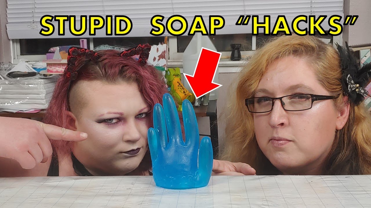 Soap Makers test viral soap hacks (ft. the Soap Hand) ll artisan soap making