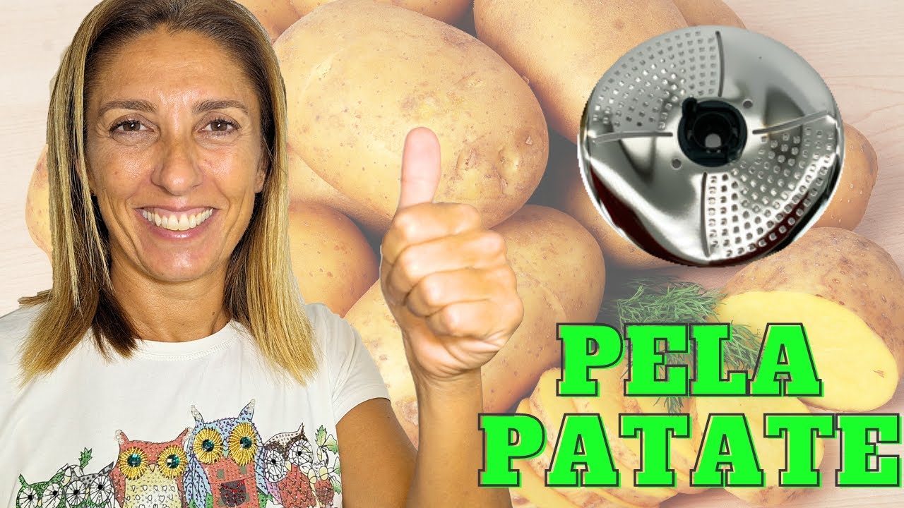Pela patate bimby - dimostrazione utilizzo