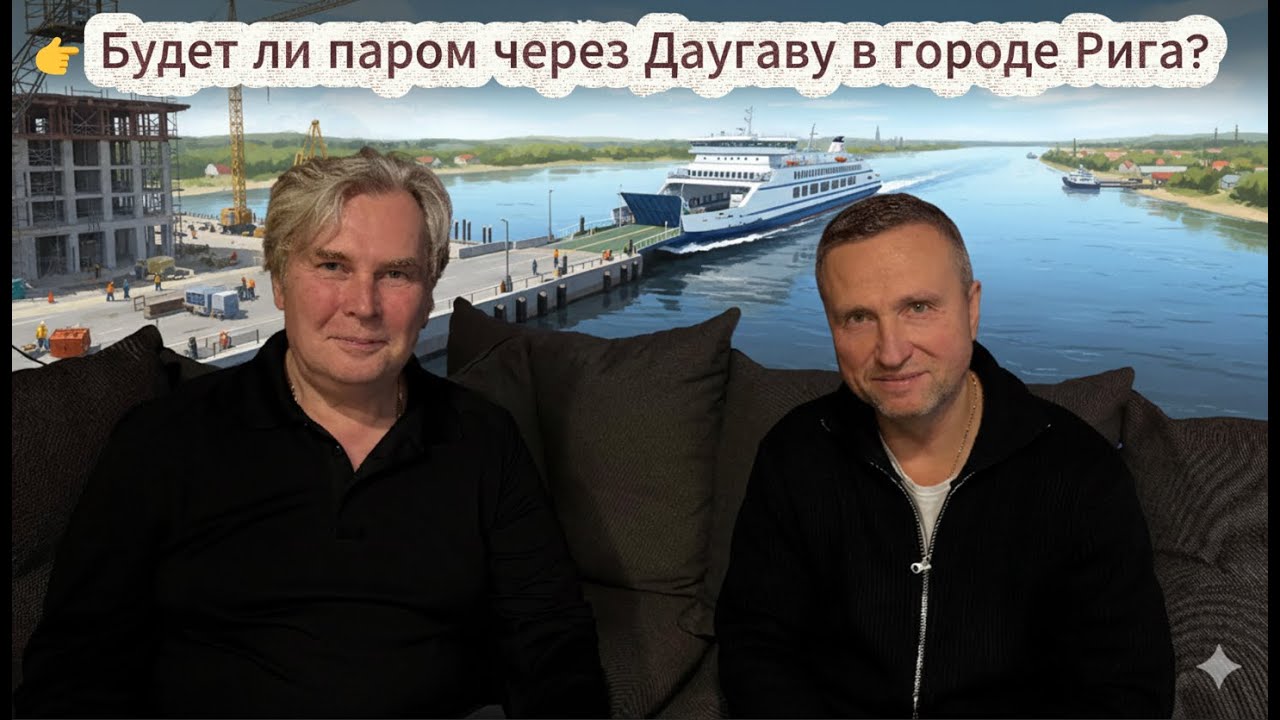 В Риге хотели соединить эти два берега паромом — но что пошло не так?