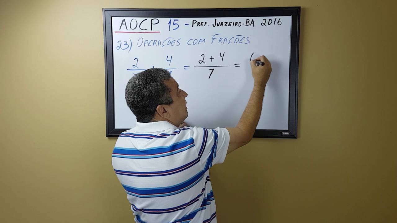 Questões AOCP 15 - MATEMÁTICA -  PM CEARÁ