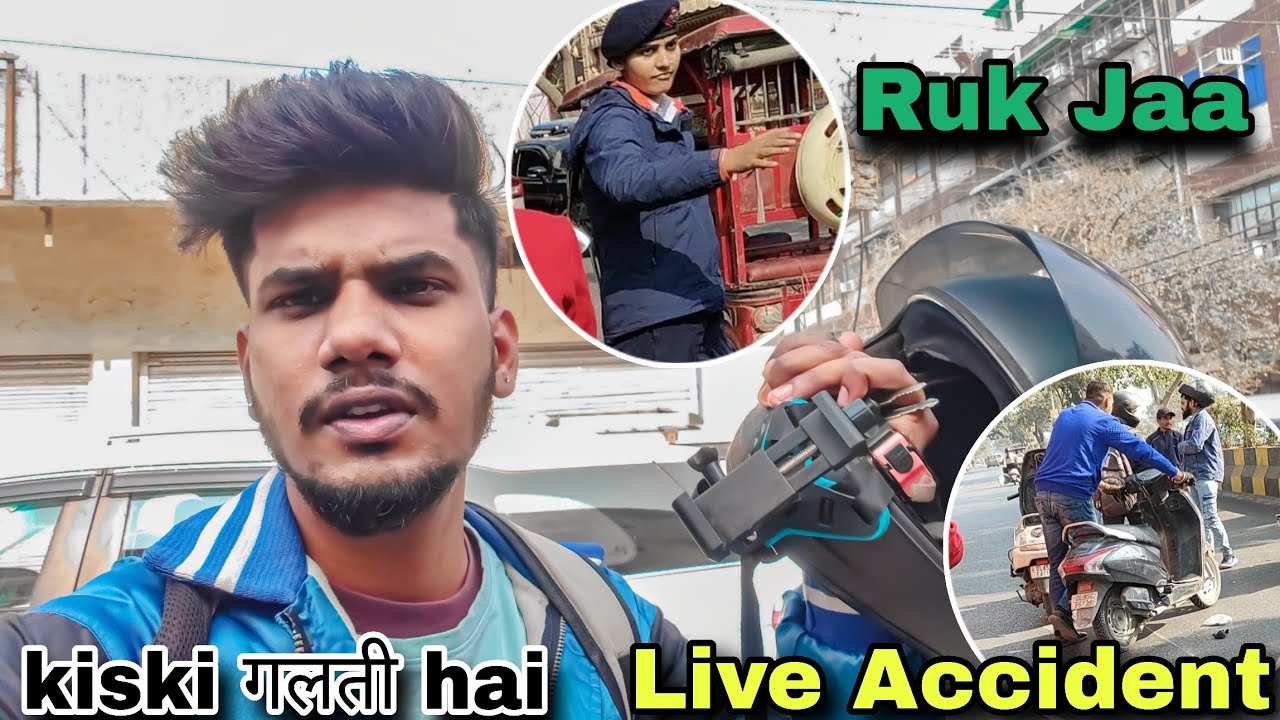 Moto Vlog | police ne rok liya | live Accident 😱