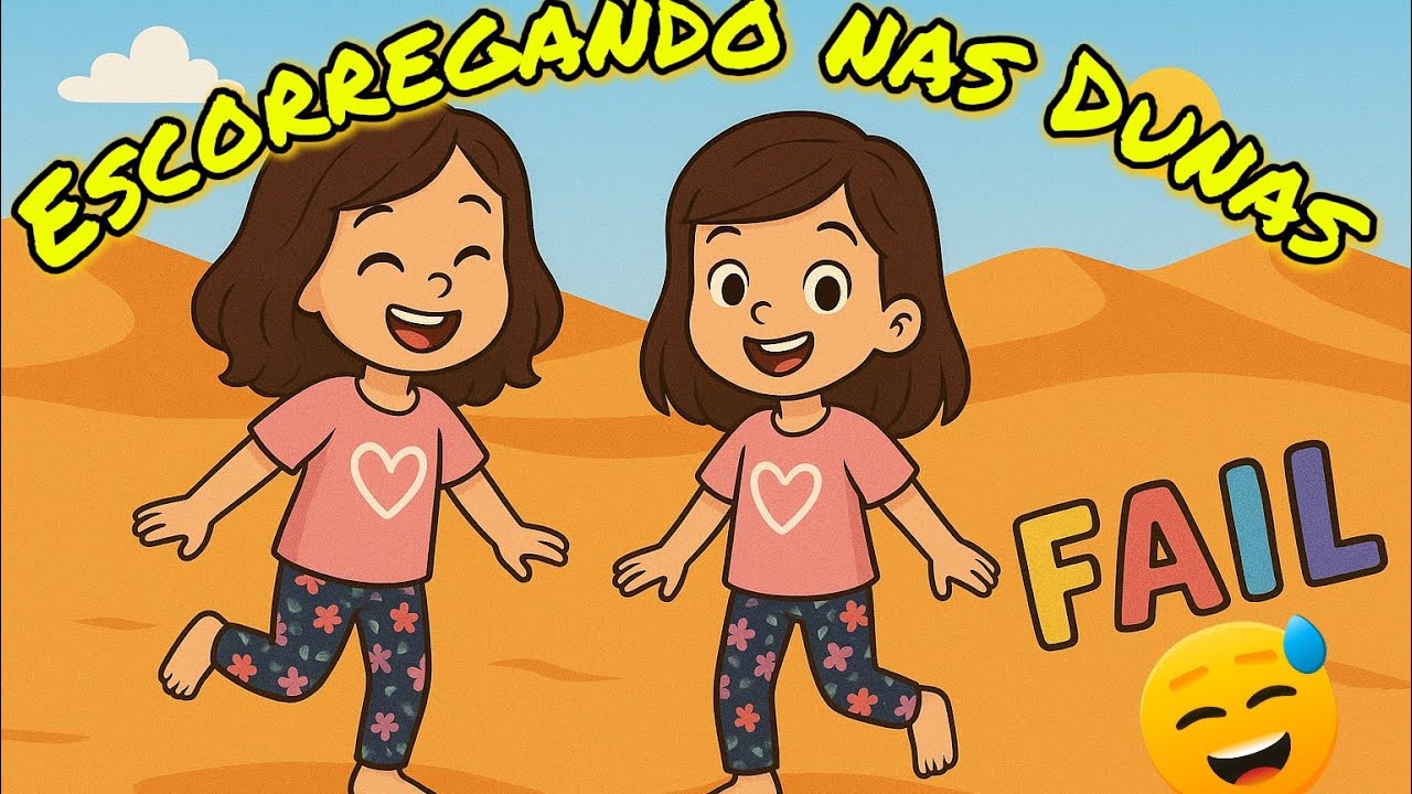 Tentamos escorregar no DESERTO 🐪 🌵 A DUNA venceu!!!😂