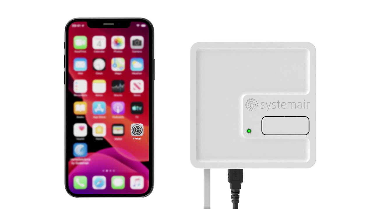 Systemair SAVE| Podłączenie modułu IAM za pomocą Hotspot