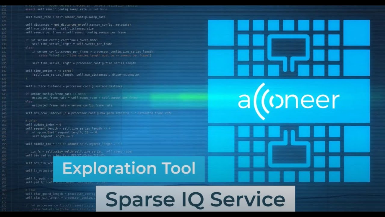 Exploration Tool Sparse IQ Service walk trough
