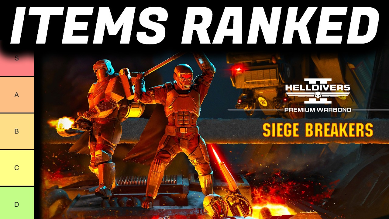 Siege Breakers Warbond Tier List | Every Item Ranked | Helldivers 2