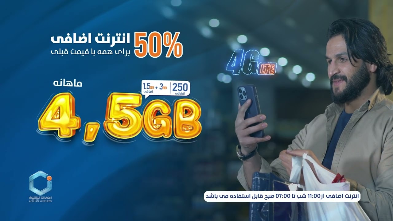 50% انترنت اضافی برای همه با قیمت قبلی