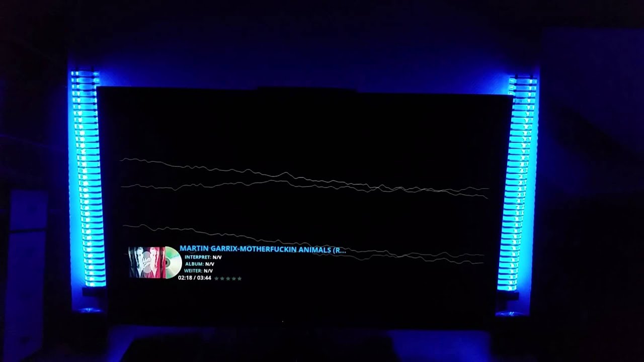 Vu-Meter mit je 35 Stufen.  By Prytek