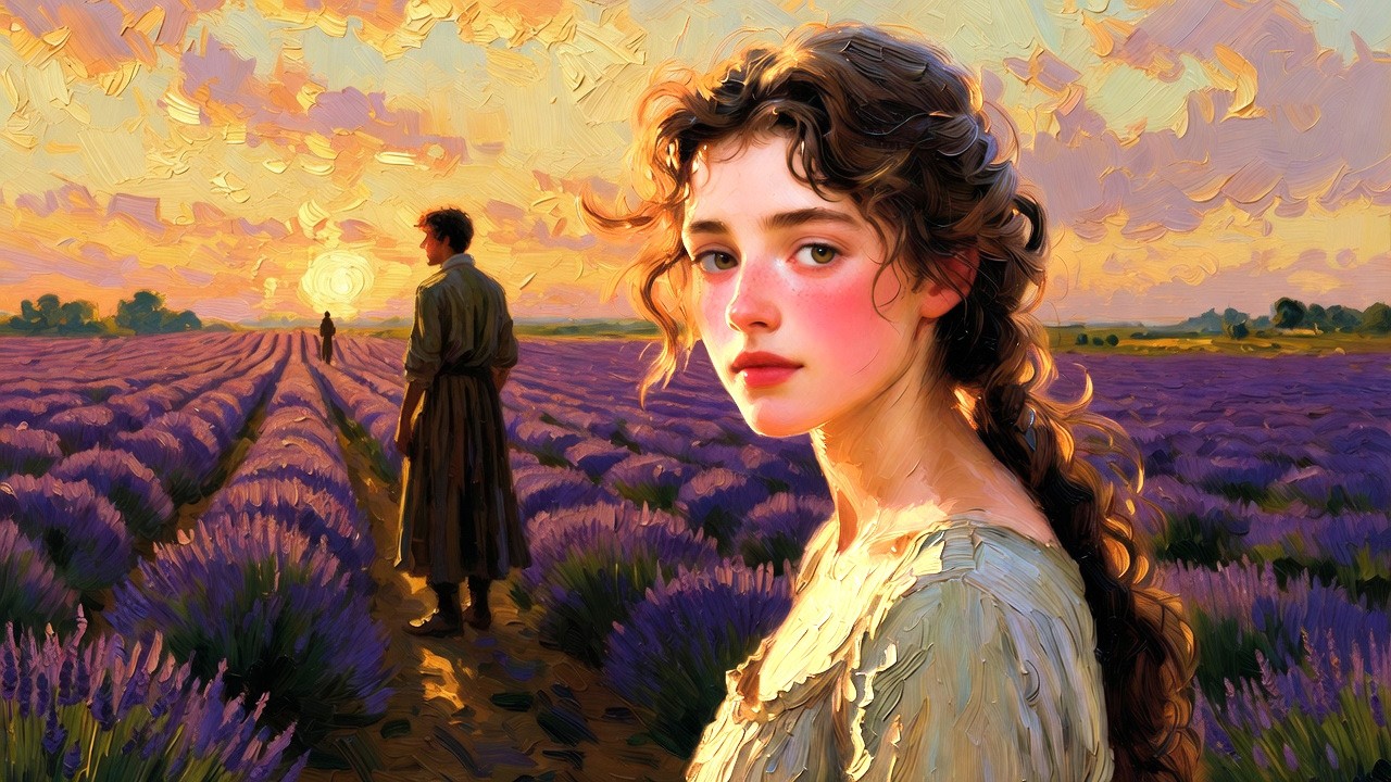 Visual Poems | Provence 19th Century — A Girl’s First Journey to the Endless Lavender Fields | Music