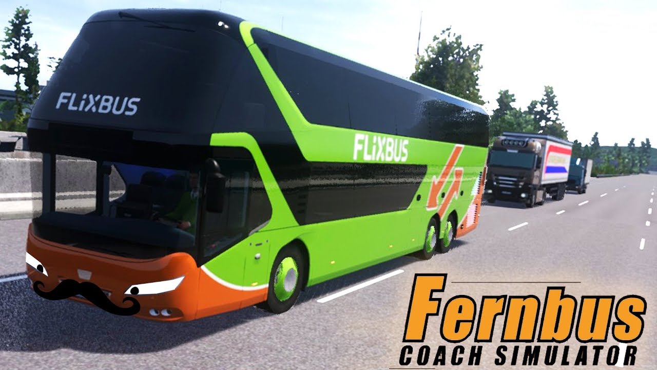 Fernbus Coach Simulator: Neoplan Skyliner DLC - Simul8 Gaming (with Wheel Cam)