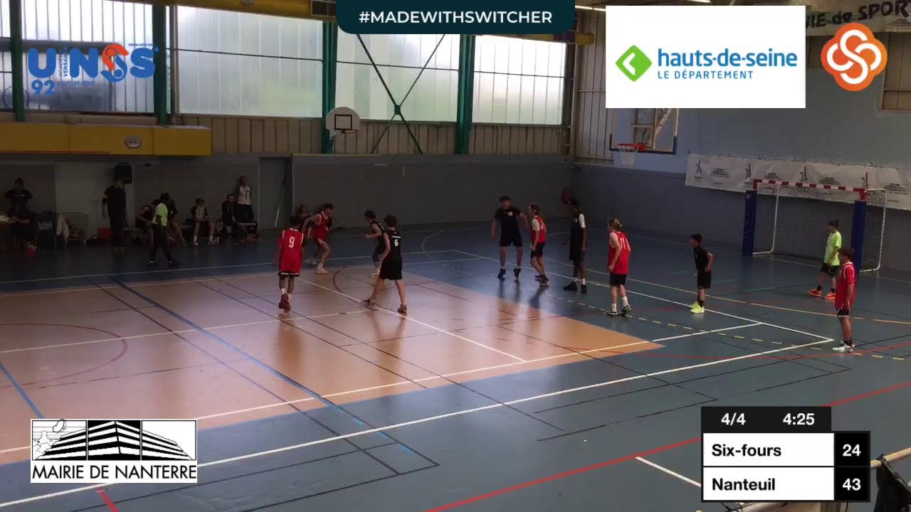 Championnat de France UNSS de basket CLG Garçons Nanterre : Nanteuil Vs Six-fours