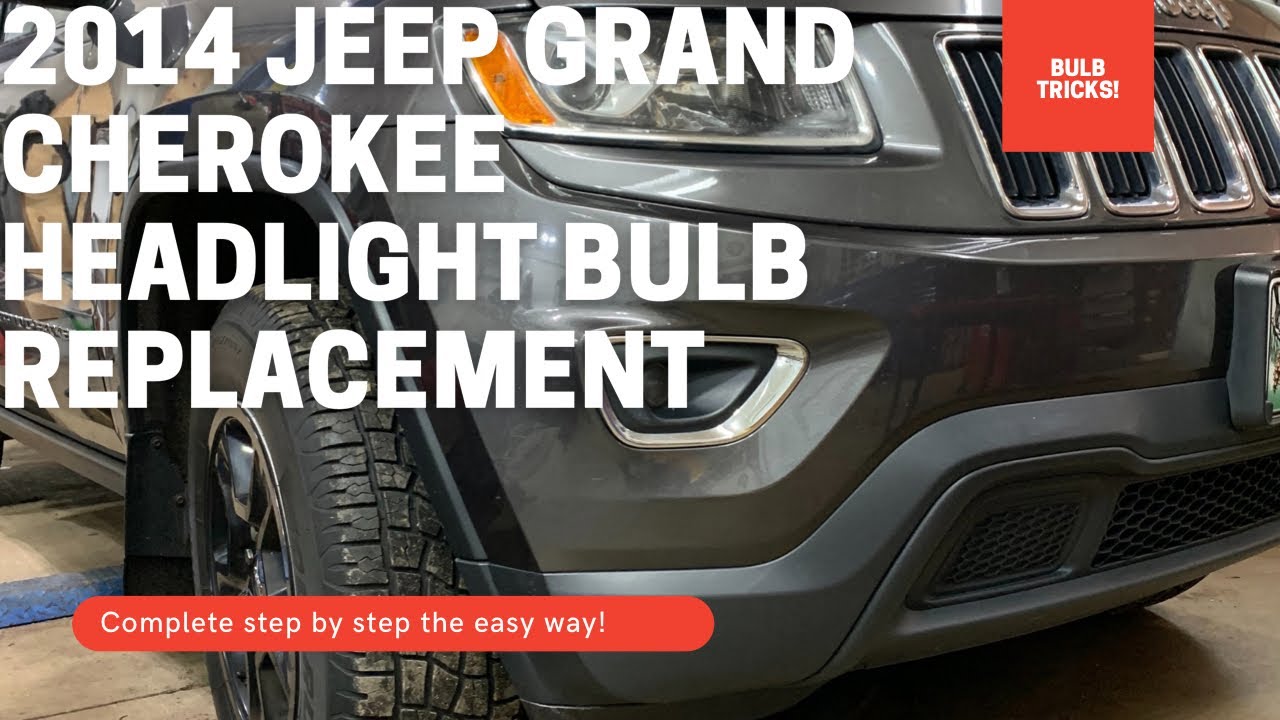 Замена ламп в фарах Jeep Grand Cherokee 2014 года — простой способ