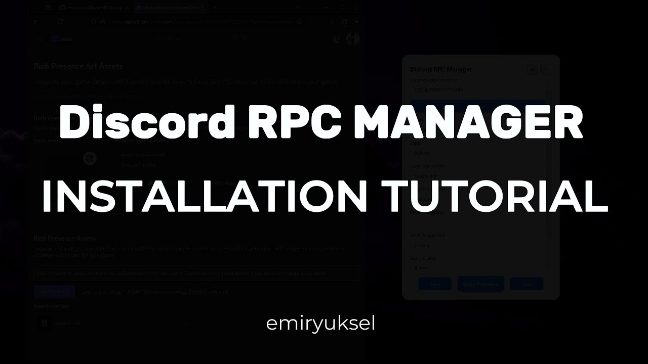 Custom Discord Rich Presence Tutorial: via Discord RPC Manager